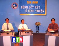 Tin tọa đàm trực tiếp truyền hình và kết quả giám sát dịch tễ tại tỉnh Bình Thuận