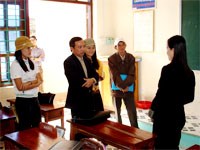 Kết quả kiểm tra giám sát chương trình tẩy giun cho học sinh tiểu học ở 6 tỉnh miền Trung(2004–2005)