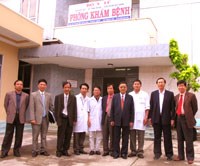 Thứ trưởng Bộ Y tế Lê Ngọc Trọng đến thăm và làm việc với Viện Sốt rét-KST-CT Quy Nhơn