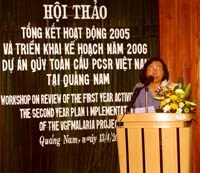 Hội nghị Triển khai kế hoạch hoạt động Dự án Quỹ toàn cầu PCSR năm 2006  tỉnh Quảng Nam