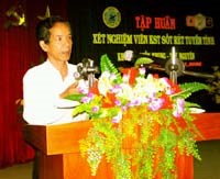 Kết quả đào tạo Lớp xét nghiệm viên tuyến tỉnh Dự án Quỹ toàn cầu Phòng chống sốt rét năm 2006