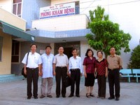 Tin hoạt động của Đoàn Vụ tổ chức cán bộ-Bộ Y tế về công tác nhân sự tại Viện Sốt rét-KST-CT Quy Nhơn