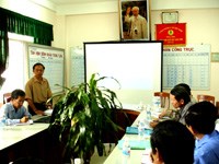 Hội nghị triển khai Dự án phòng chống sán lá gan nhỏ tại xã Mỹ Chánh, huyện Phù Mỹ, tỉnh Bình Định