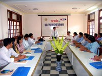 Hoàn tất Hoạt động tập huấn Nâng cao khả năng quản lý phòng chống sốt rét cho cán bộ tuyến huyện Dự án Quỹ toàn cầu Phòng chống sốt rét  8 tỉnh thuộc khu vực miền Trung-Tây Nguyên.