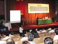 Hội thảo hoạt động khoa học công nghệ ngành y tế năm 2006.