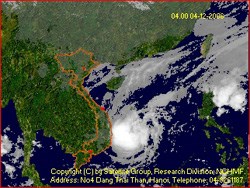 Công điện khẩn của Bộ y tế và hoạt động của Viện sốt rét-KST-CT Quy Nhơn trong phòng chống cơn bão số 9 (cơn bao Durian)