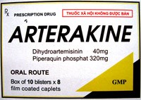 Giới thiệu về thuốc phối hợp điều trị sốt rét mới Arterakine (Dihydroartemisinin + Piperaquin ) sản xuất trong nước