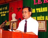 Phát biểu đại diện các Lãnh đạo Sở Y tế khu vực miền Trung-Tây Nguyên tại Lễ kỷ niệm 30 năm thành lập Viện Sốt rét-KST-CT Quy Nhơn