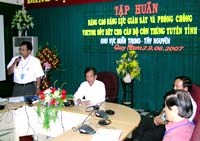 Viện Sốt rét-KST-CT Quy Nhơn tập huấn nâng cao năng lực giám sát và phòng chống vector sốt rét cho cán bộ côn trùng tuyến tỉnh