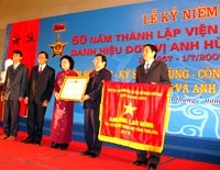 Viện Sốt rét-KST-CT Trung ương kỷ niệm 50 năm thành lập và đón nhận danh hiệu Anh hùng Lao động