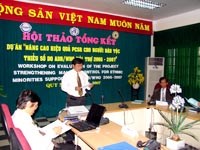 Hội thảo tổng kết Dự án phòng chống sốt rét cho người dân tộc thiểu số do ADB/WHO tài trợ tại Việt Nam 2006-2007