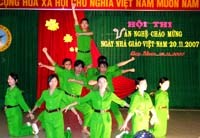 Hội thi văn nghệ thể thao chào mừng ngày Nhà giáo Việt nam 20-11-2007 của Đoàn Thanh niên Viện Sốt rét-KST-CT Quy Nhơn