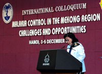 Hội thảo khoa học “Phòng chống sốt rét cho các nước tiểu vùng sông Mê Kông-Cơ hội và thách thức ” (Malaria control in Mekong Region Challenges and Opportunities)