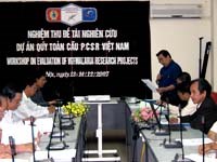 Nghiệm thu đề tài nghiên cứu thuộc Dự án Quỹ toàn cầu phòng chống sốt rét Việt Nam