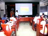 Hội đồng khoa học Viện Sốt rét-KST-CT Quy Nhơn tổ chức sinh hoạt khoa học lần thứ 3 về chẩn đoán ký sinh trùng sốt rét và phần mềm đào tạo