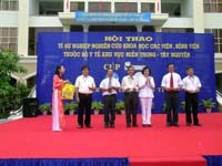 Các Viện, bệnh viện khu vực miền Trung-Tây Nguyên tổ chức giao lưu thể thao văn nghệ “Vì sự nghiệp nghiên cứu khoa học” lần thứ V-2008 tại TP. Nha Trang