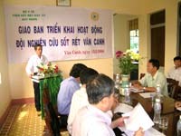 Hoạt động của Đội Nghiên cứu sốt rét Vân Canh thuộc Viện Sốt rét-Ký sinh trùng-Côn trùng Quy Nhơn trong giai đoạn (2008-2010)