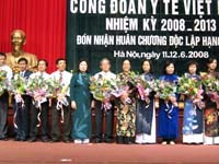 Công đoàn y tế Việt Nam trưởng thành và vững mạnh qua từng nhiệm kỳ đại hội