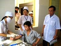 Kết quả đánh giá bước đầu đợt thực hành bệnh viện của Kỹ thuật viên xét nghiệm trung học Khóa 29