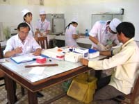 Các hoạt động chính của Viện Sốt rét-Ký sinh trùng-Côn trùng Quy Nhơn trong  tháng 5/2008