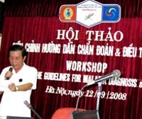 Hội thảo điều chỉnh hướng dẫn chẩn đoán và điều trị sốt rét (Workshop on revising the guidelines for malaria diagnosis & treatment)