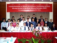 Hội thảo giám sát, dự đoán và cảnh báo sớm bệnh sốt rét các nước lưu vực sông Mê Kông (GMS) tại Thượng Hải-Trung Quốc
