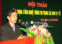 Hội thảo ứng dụng công nghệ thông tin trong các đơn vị y tế