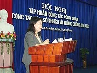 Hội nghị tập huấn công tác công đoàn, công tác dân số KHHGĐ và phòng chống HIV/AIDS