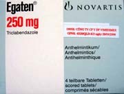 Thông báo ngừng sử dụng thuốc Egaten 250 mg điều trị bệnh sán lá gan lớn đã hết hạn dùng