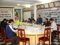 Công đoàn Y tế Việt Nam kiểm tra công tác công đoàn Viện Sốt rét-Ký sinh trùng-Côn trùng Quy Nhơn