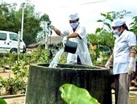 Độ pH của nước ảnh hưởng đến chất lượng pha dung dịch giemsa nhuộm lam máu xét nghiệm ký sinh trùng sốt rét