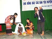 Hội thi kiến thức phòng chống sốt rét cho đồng bào các dân tộc huyện Vân Canh, tỉnh Bình Định