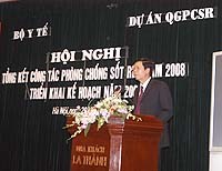 Hội nghị toàn quốc tổng kết công tác phòng chống sốt rét năm 2008 và triển khai kế hoạch năm 2009