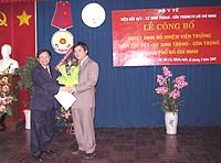 Lễ bổ nhiệm Viện trưởng Viện Sốt rét-Ký sinh trùng & Côn trùng thành phố Hồ Chí Minh