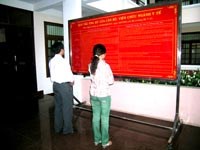 Viện Sốt rét-Ký sinh trùng-Côn trùng Quy Nhơn đánh giá kết quả thực hiện Quy tắc ứng xử của cán bộ viên chức trong Quý I/2009