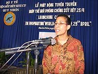 Bài phát biểu của đại diện Tổ chức Y tế thế giới (WHO) tại Lễ phát động Ngày sốt rét thế giới 25-4-2009 tổ chức tại huyện Buôn Đôn, tỉnh Đăk Lăk