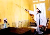 Kế hoạch phun hoá chất diệt muỗi và chiến dịch diệt bọ gậy/lăng quăng chủ động phòng chống dịch sốt xuất huyết năm 2009.