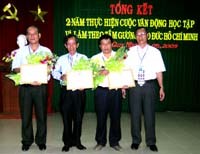 Viện Sốt rét-KST-CT Quy Nhơn sơ kết 2 năm thực hiện cuộc vận động học tập và làm theo tấm gương đạo đức Hồ Chí Minh (2007-2008)