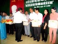 Đảng ủy Dân chính Đảng tỉnh Bình Định tổ chức Hội nghị sơ kết 2 năm thực hiện cuộc vận động “Học tập và làm theo tấm gương đạo đức Hồ Chí Minh”