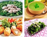 Rau cải xoong và rau ngổ-công dụng dinh dưỡng, thảo dược và giá thể truyền bệnh ký sinh trùng đường ruột