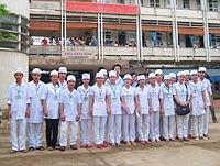 Lớp Kỹ thuật viên Trung cấp Khóa 30 của Viện Sốt rét-KST-CT Quy Nhơn hoàn thành đợt thực tập bệnh viện