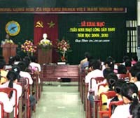 Viện Sốt rét-Ký sinh trùng-Côn trùng Quy Nhơn tổ chức Tuần sinh hoạt học sinh sinh viên năm 2009