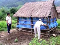 Võng gắn màn tẩm hóa chất diệt muỗi phòng bệnh sốt rét tốt cho người đi rừng