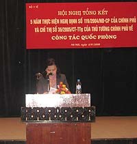 Bộ Y tế tổng kết 5 năm thực hiện công tác quốc phòng