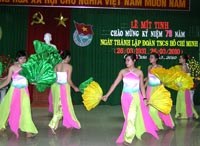 Viện Sốt rét-KST-CT Quy Nhơn tổ chức Lễ míttinh chào mừng 79 năm ngày thành lập Đoàn thanh niên cộng sản Hồ Chí Minh (26/3/1931-26/3/2010)