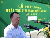 Tổ chức Y tế thế giới (WHO) tại Việt Nam: Ngày sốt rét thế giới 25-4-2010 là điểm khởi đầu cho chiến dịch đẩy lùi bệnh sốt rét