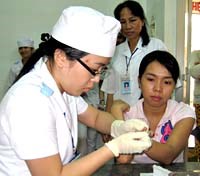 Danh sách trúng tuyển Kỹ thuật viên xét nghiệm Trung học hệ chính quy năm học 2010-2012