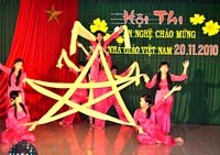 Các hoạt động chào mừng Ngày Hiến chương nhà giáo 20-11-2010 tại Viện Sốt rét-Ký sinh trùng-Côn trùng Quy Nhơn