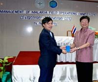 Lễ Tổng kết Khóa tập huấn Các hoạt động quản lý công tác phòng chống sốt rét tại thực địa 2010 - Northaburi - Thái Lan