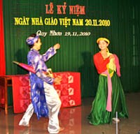 Hội thi văn nghệ, thể thao chào mừng Ngày Nhà giáo Việt Nam 20-11-2010 của Đoàn Thanh niên Viện Sốt rét-KST-CT Quy Nhơn